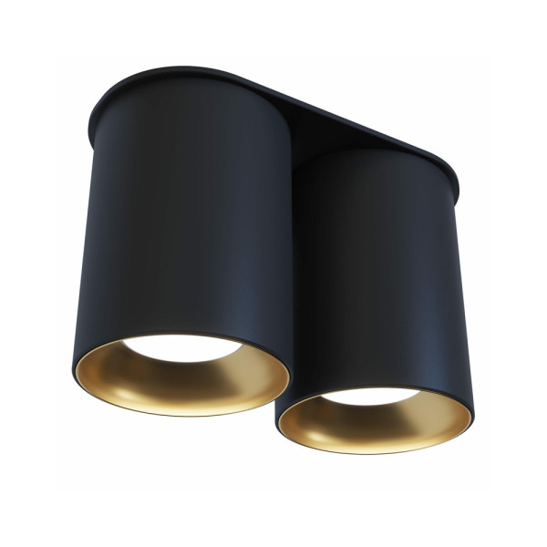 Точковий світильник Pikart 29700-2 BP_80_DUO GU10 2x60W IP20 Bl+Gold