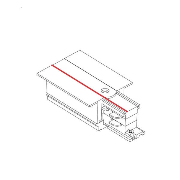 З'єднувач Nowodvorski 8691 Ctls Recessed Power End Cap Right IP20 Wh - фото №1