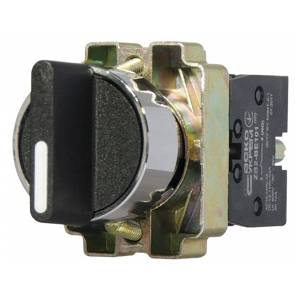 Перемикач Аско-Укрем XB2-BD53 (I-0-II) із самоповерненням (A0140010045) - фото №3