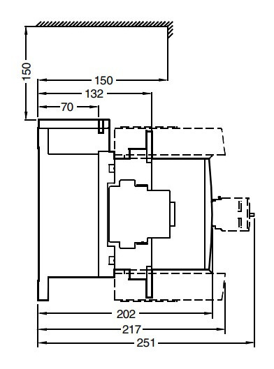 Контактор Schrack LSDE305F 220-240В AC 2НО+2НЗ 160кВт 330А 3P розмір 10 - фото №2