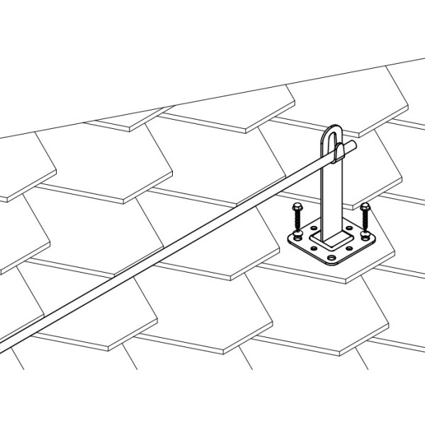 Тримач на підставці Leo Lightman L100 StZn з гачком (318011) - фото №4