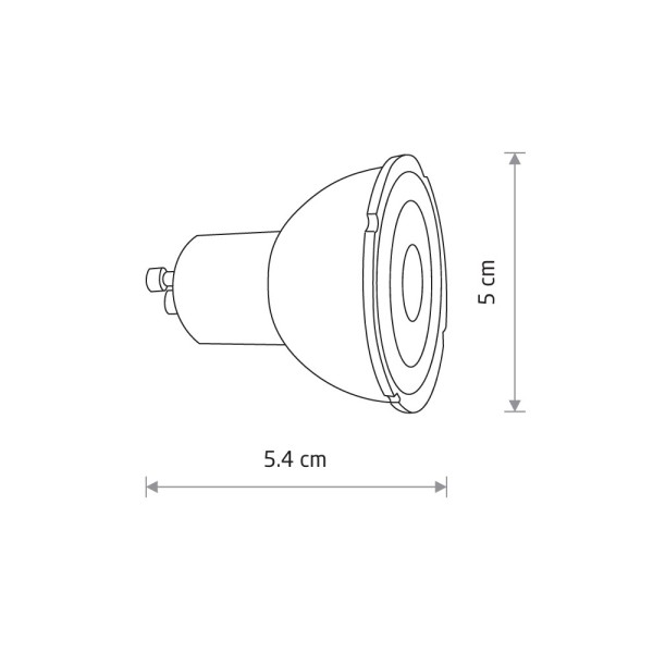 Светодиодная лампочка Nowodvorski 8348 Reflector GU10 GU10 1x7W 3000K 600Lm IP20 черная - фото №2