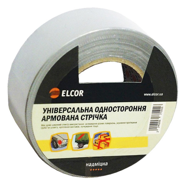 Универсальная армированная лента Elcor 40206769 UNTPL5010 50мм (10м) серая