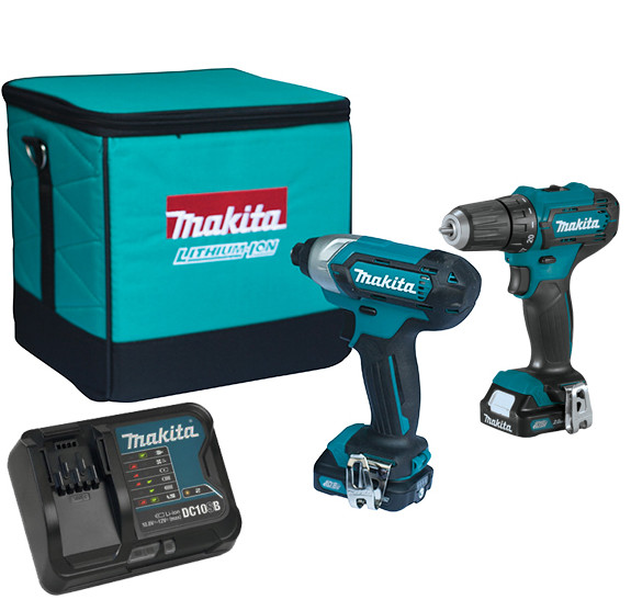 Набір інструментів Makita CLX224SA CXT 12Vmax (DF333DZ TD110DZ DC10SB BL1021Bx2)