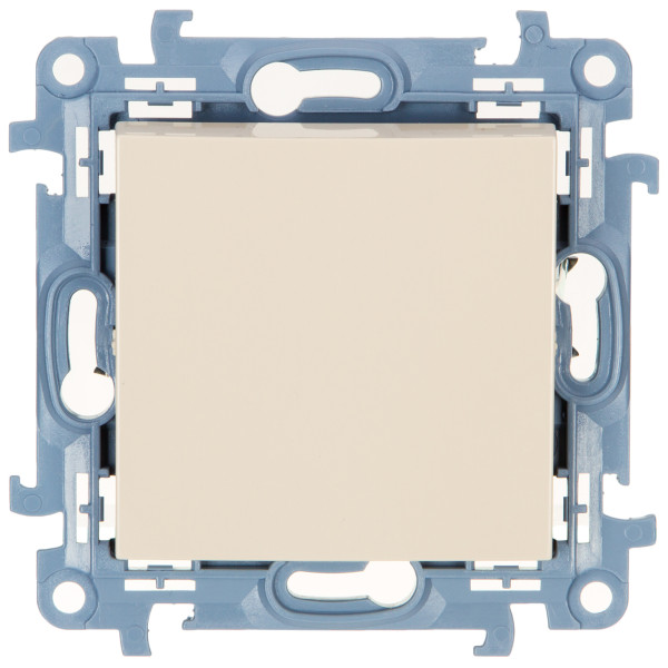 Вимикач одноклавішний Simon 10 кремовий