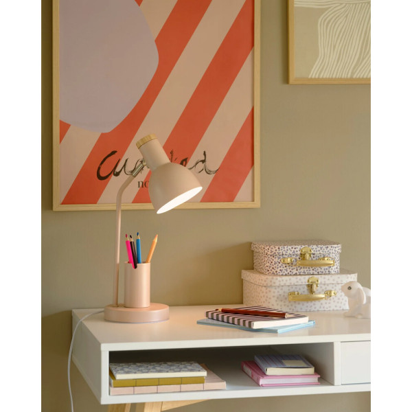 Настільна лампа Nordlux 2512405057 Devone E27 1x15W IP20 бежева - фото №1