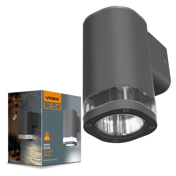 Наружный LED светильник для подсветки зданий Videx GU10 IP54 (VL-AR071G) - фото №1