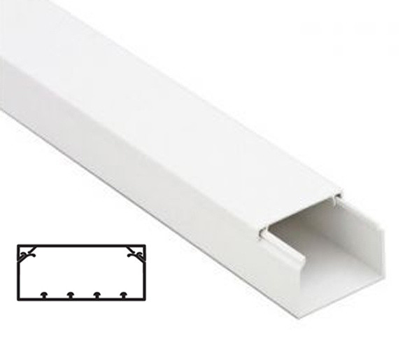 Короб із напрямними In-Liner, 150x60, довжина 2м, колір білий, DKC