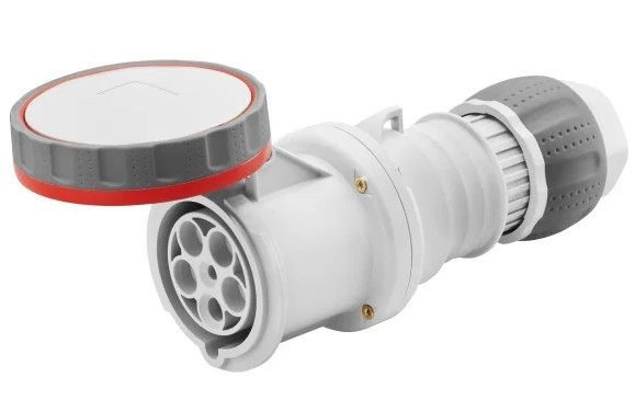 Переносной разъем GEWISS IP67 3P+N+E 125A 400В (GW62061H)