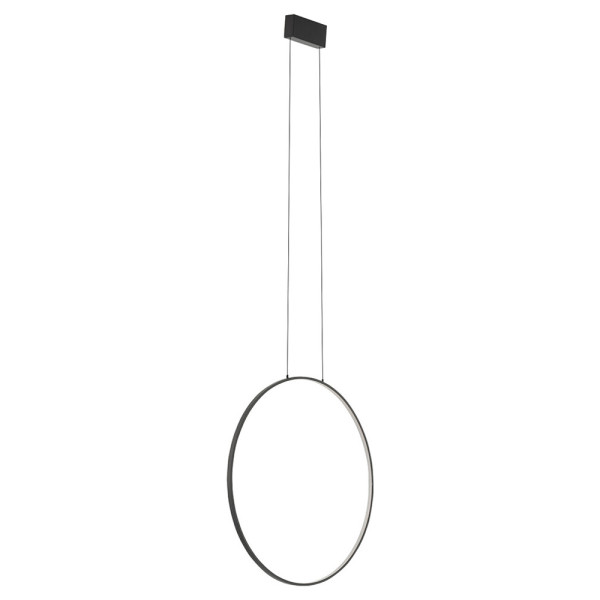 Люстра Nowodvorski 10861 Circolo LED M 1x21W 4000K 700Lm IP20 чорна