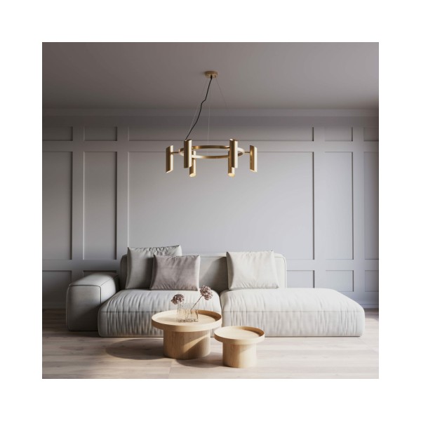 Люстра Pikart 32648-4 GU10 6x60W IP20 Черная - фото №1