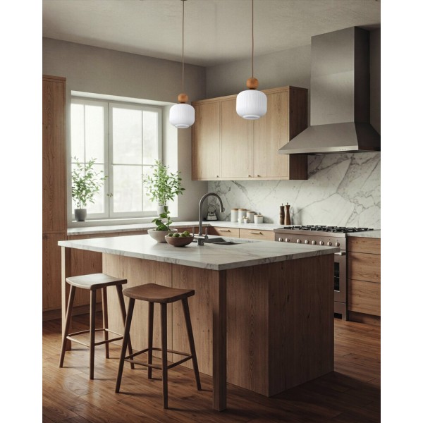 Подвесной светильник, люстра TK Lighting 11049 Ballo E14 1x10W IP20 бежевый - фото №3