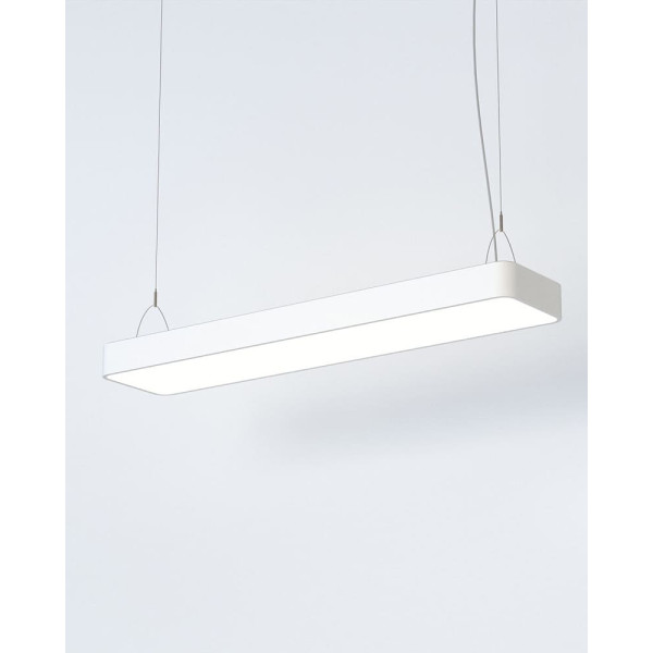 Подвесной светильник, люстра Nowodvorski 7545 Soft led T8LED 2x16W 3000K 4600Lm IP20 Белый - фото №1