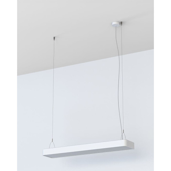 Подвесной светильник, люстра Nowodvorski 7545 Soft led T8LED 2x16W 3000K 4600Lm IP20 Белый - фото №3