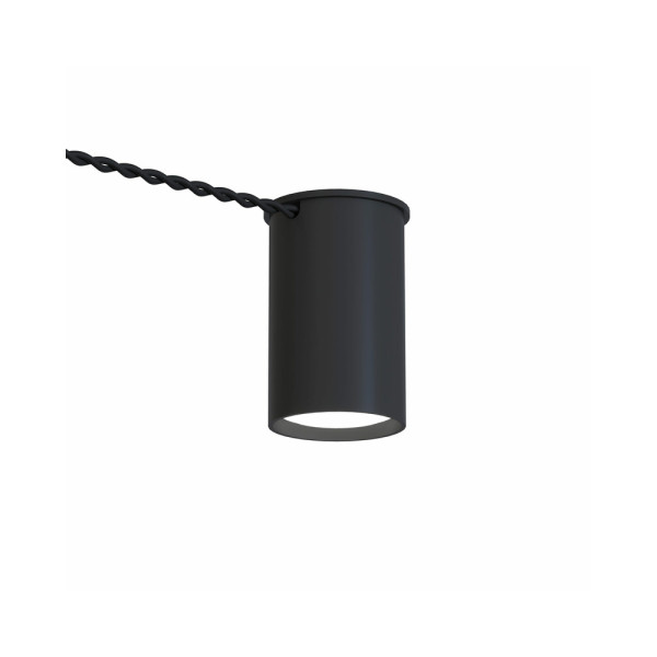 Точковий світильник для зовнішньої проводки Pikart 33681-2 BP GU10 1x60W IP20 Чорний