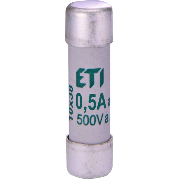 Запобіжник ETI 002621017 CH 10X38 aM 0.5A 500V