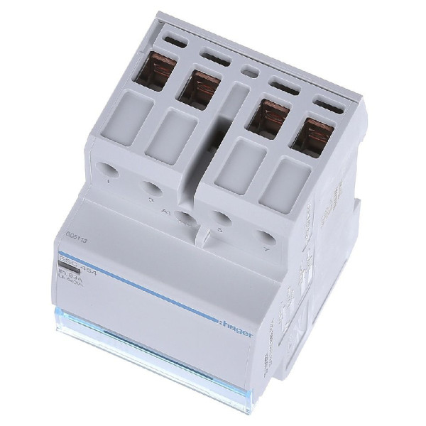 Контактор 63A ESC464 (4НЗ, 230В) 3м Hager - фото №5
