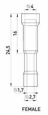 Ізольований наконечник E.Next e.terminal.stand.frd1.25.156.red (s4040003) - фото №1