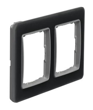 Рамка 2-постовая Schneider Electric Sedna Elements искусственное матовое стекло SDD362802 - фото №1