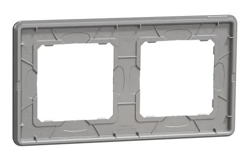 Рамка 2-постовая Schneider Electric Sedna Elements искусственное матовое стекло SDD362802 - фото №3