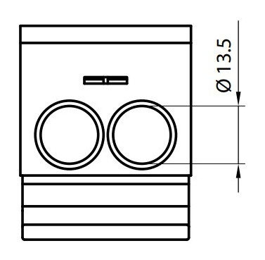 Распределительный блок ETI 001102422 EDBM-7 (192А 1x4-70; 3x2.5-25; 4x2.5-16) - фото №3
