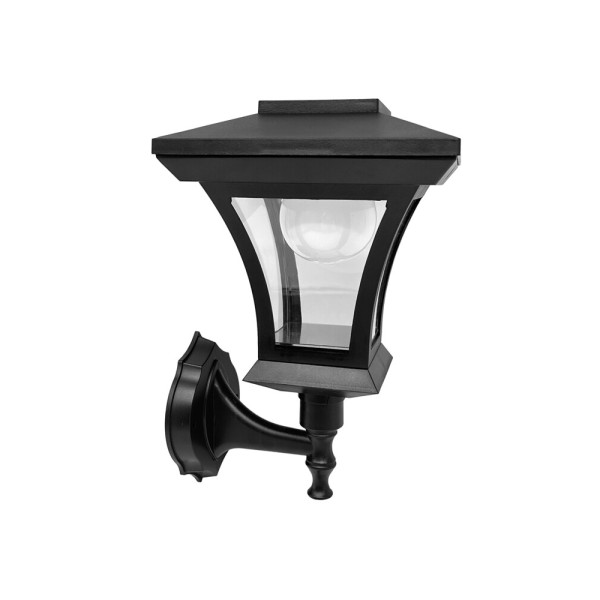 Вуличний світильник на сонячній батареї Goldlux 330918 Tirana LED 4000K IP44 чорний