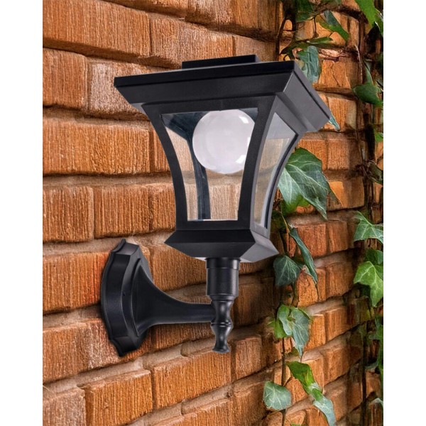 Вуличний світильник на сонячній батареї Goldlux 330918 Tirana LED 4000K IP44 чорний - фото №2