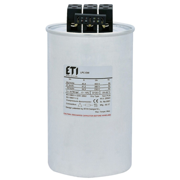 Конденсатор ETI 004656857 LPC-DW 400V 35 kVAr