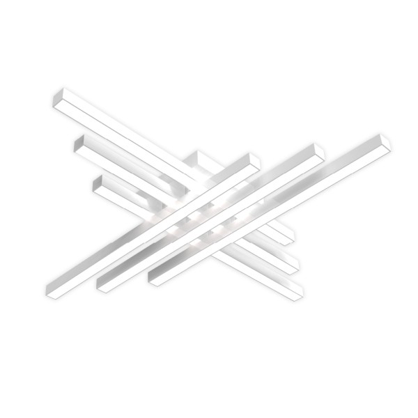 Світильник LED smart HIWAY+пульт квадрат 110W 3000-5000K IP20 білий ( 220815 ) - фото №1