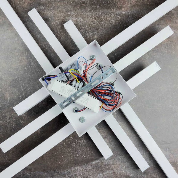 Світильник LED smart HIWAY+пульт квадрат 110W 3000-5000K IP20 білий ( 220815 ) - фото №3