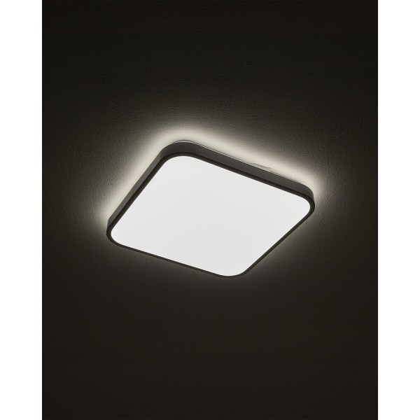 Потолочный светильник Nowodvorski 10989 Agnes Square LED Pro 1x16W 3000K 1400Lm IP44 белый - фото №1
