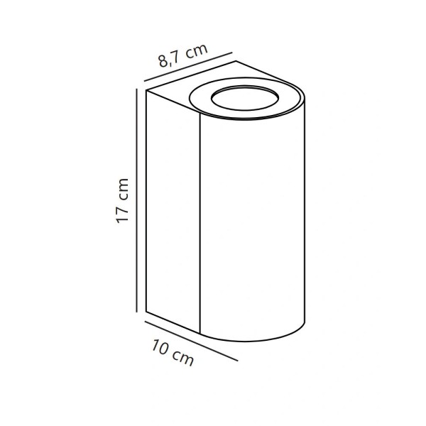 Уличный светильник Nordlux 49721031 Canto GU10 1x28W IP44 серебристый - фото №4