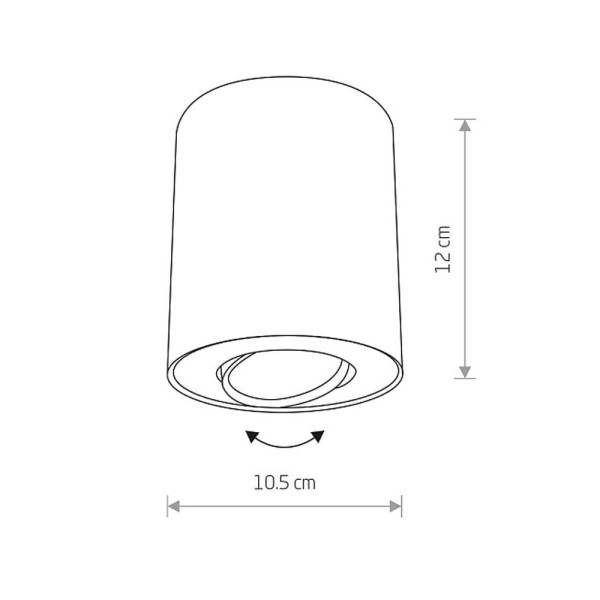 Точечный светильник Nowodvorski 8895 Set GU10 1x10W IP20 Белый - фото №1