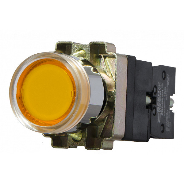 Кнопка Аско-Укрем XB2-BW3571 з підсвічуванням жовта (A0140010053) - фото №3