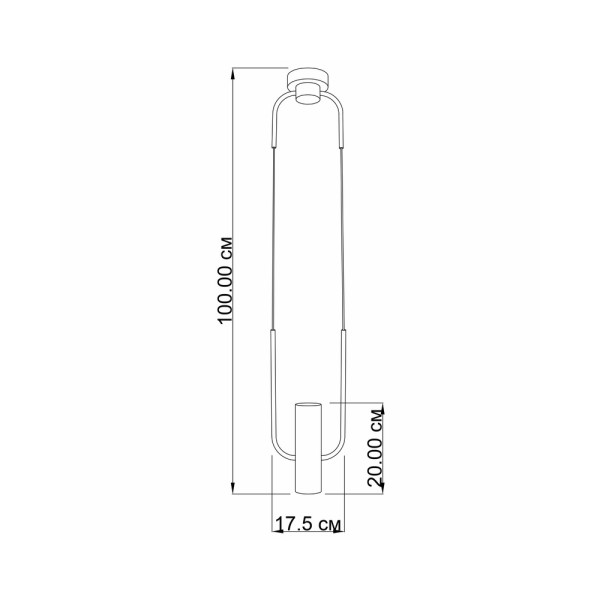 Підвісний світильник, люстра Imperium Light 348120.05.05 Sling - фото №1