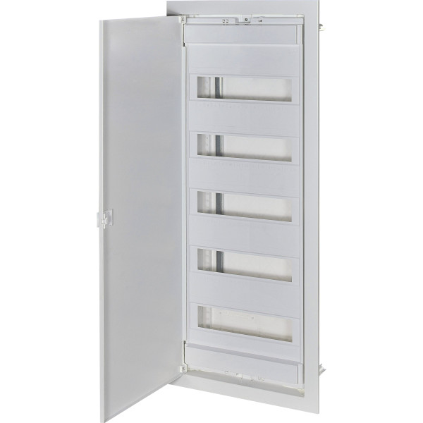 Металопластиковий електрощит ETI 001101029 ECG70 60+10 М з металевими білими дверцятами