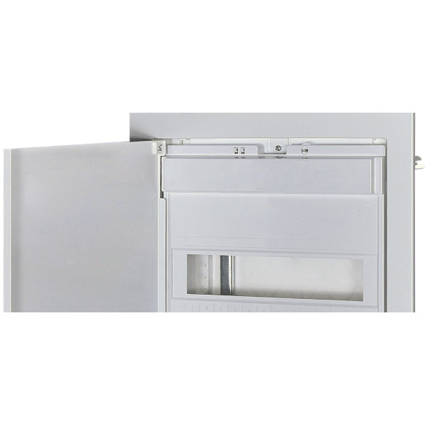 Металопластиковий електрощит ETI 001101029 ECG70 60+10 М з металевими білими дверцятами - фото №2