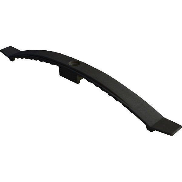 Кабельний затискач під дюбель (саморіз) Аско-Укрем 242мм 16 дротів чорний (10 шт)