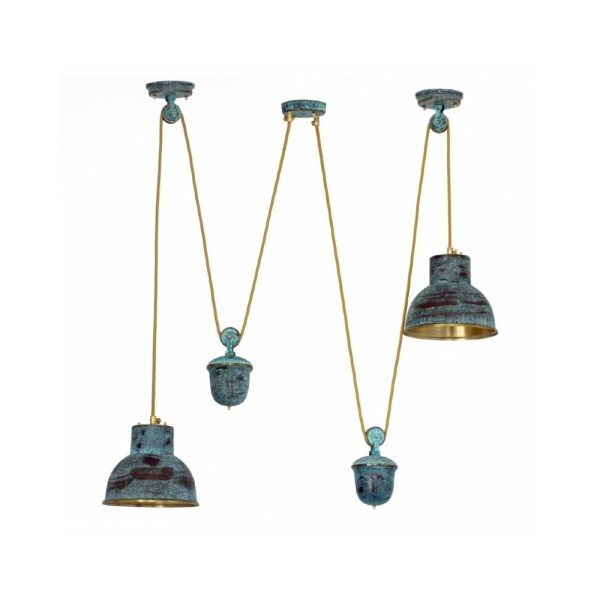 Підвісний світильник, люстра PikArt 2362 зелений