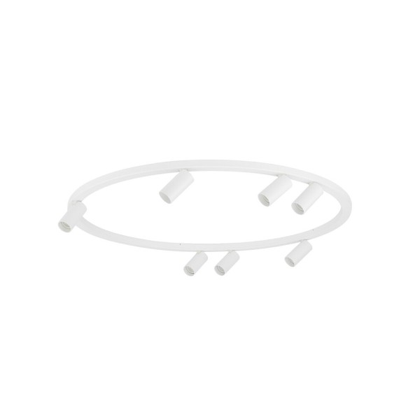 Люстра Nowodvorski 11945 Fourty Round GU10 R35 7x10W IP20 біла - фото №1