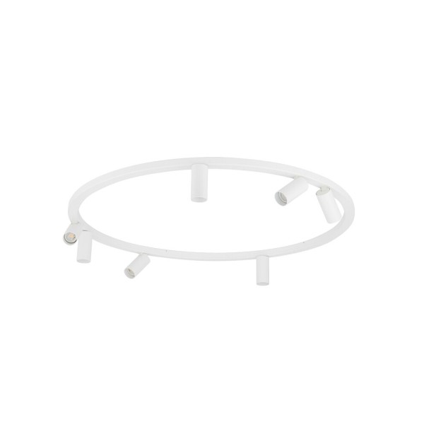 Люстра Nowodvorski 11945 Fourty Round GU10 R35 7x10W IP20 біла - фото №4