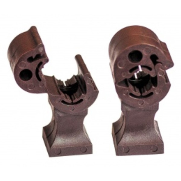 Пластиковый держатель для токоотводящего прута DKC ND2100.1 Ø8-10мм (коричневый)