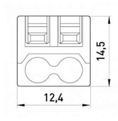 Клеммник E.Next e.lc.pro.pl.2 с нажимным рычагом - фото №2