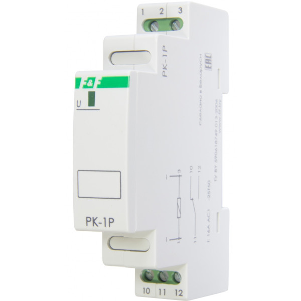 Проміжне реле F&F PK-1P-12V 12В 16 А - фото №1