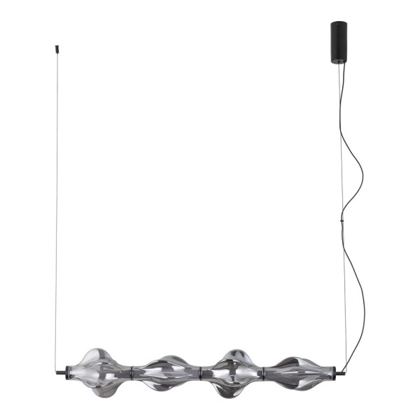 Подвесной светильник, люстра TK Lighting 18217 Elva LED 1x30W 3000K 3642Lm IP20 дымчатый