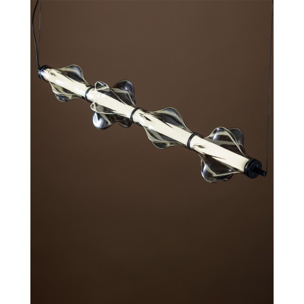 Подвесной светильник, люстра TK Lighting 18217 Elva LED 1x30W 3000K 3642Lm IP20 дымчатый - фото №2