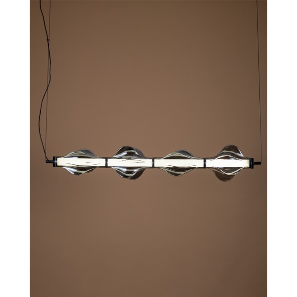 Подвесной светильник, люстра TK Lighting 18217 Elva LED 1x30W 3000K 3642Lm IP20 дымчатый - фото №3