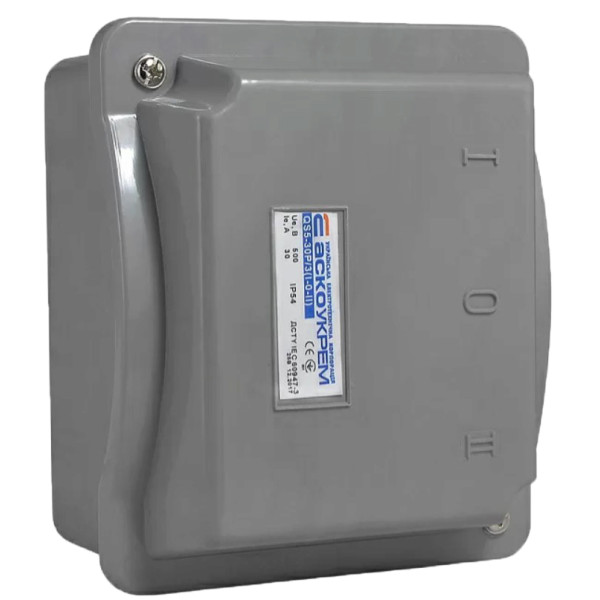 Рубильник Аско-Укрем QS5-30P/3 A0100010006 1-0-2 на 30А - фото №2