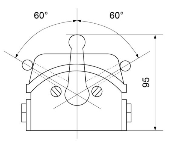 Рубильник Аско-Укрем QS5-30P/3 A0100010006 1-0-2 на 30А - фото №3