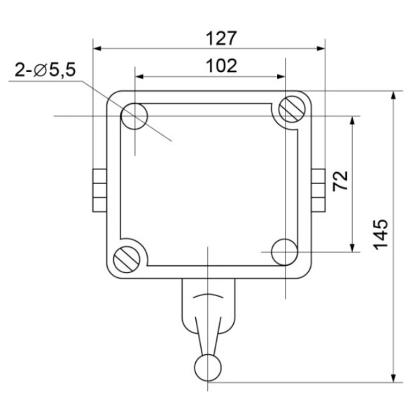 Рубильник Аско-Укрем QS5-30P/3 A0100010006 1-0-2 на 30А - фото №4